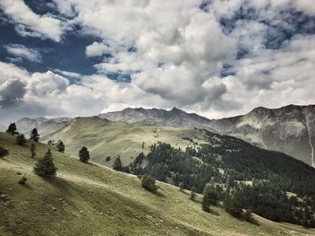 Scenic view of landscape against sky