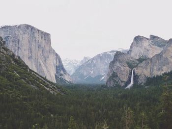 Scenic view of mountains