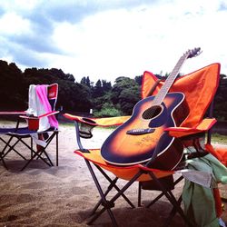 Empty chairs and tables