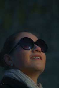 Close-up portrait of young woman