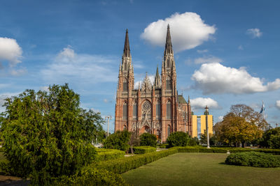 View of historic building against sky