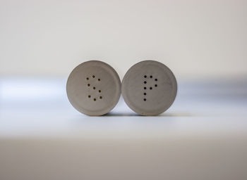 Close-up of white background