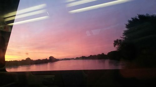 Scenic view of sky at sunset