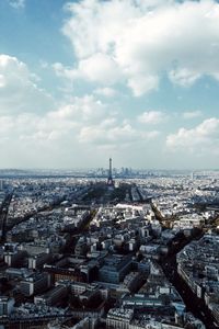 High angle view of cityscape