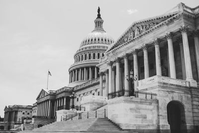Low angle view of building against sky