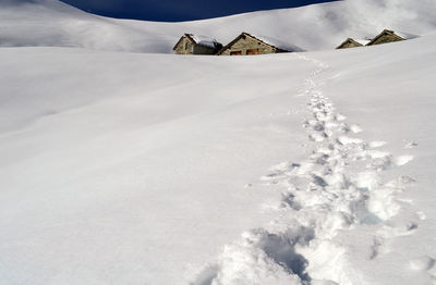 Snow covered landscape