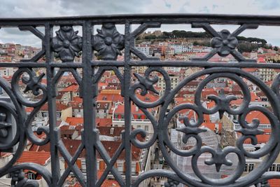 Full frame shot of metal grate