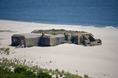 Bunker on a beach