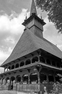 Low angle view of historical building against sky