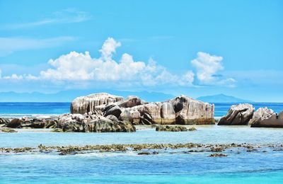 La digue island in seychelles