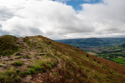 Scenic view of landscape against sky