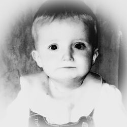 Portrait of cute baby