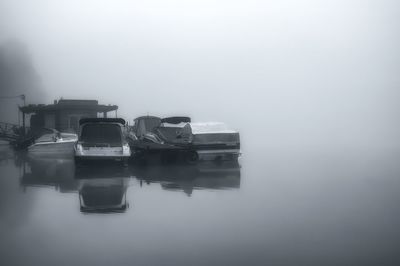 Reflection of clouds in water