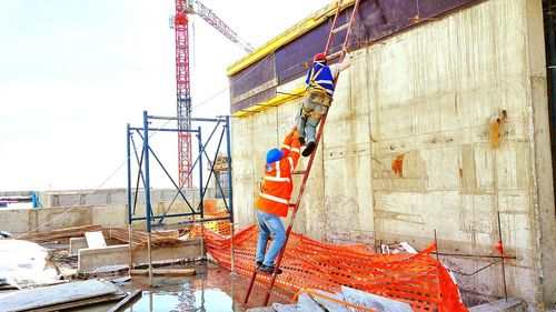 Low angle view of built structure