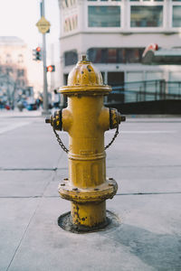Fire hydrant on street