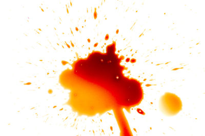 splattered