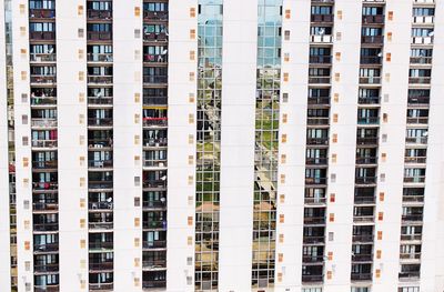 Full frame shot of apartment building