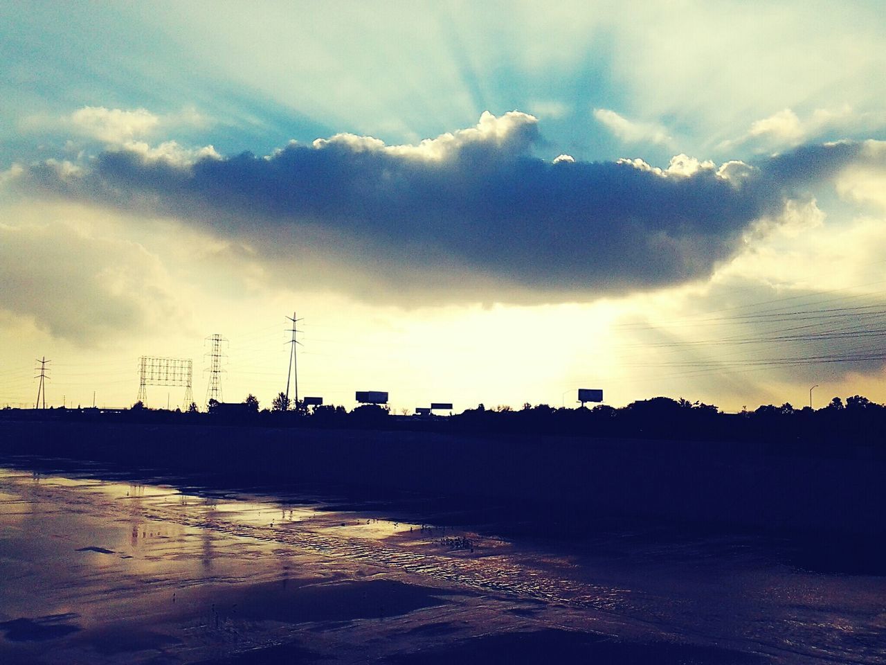 sky, sunset, silhouette, water, cloud - sky, built structure, architecture, building exterior, sea, crane - construction machinery, city, harbor, cloudy, nature, cloud, river, scenics, outdoors, beauty in nature, dusk