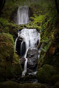 River flowing through rocks