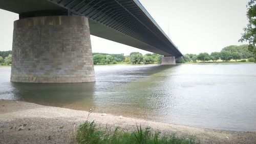 View of bridge over river