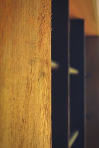 Close-up of wooden wall