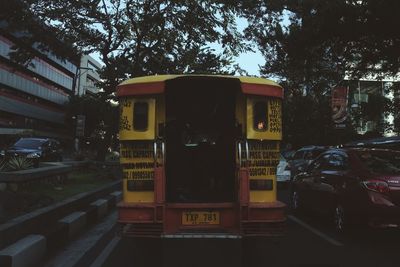 Trees in city