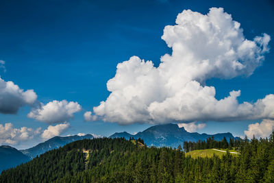 Panoramic view of landscape against sky