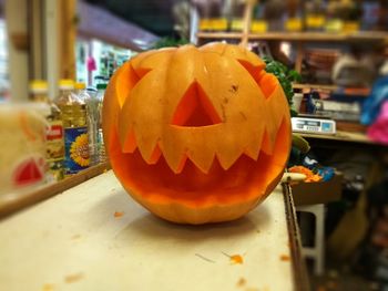 Close-up view of pumpkin pumpkins