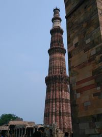 Low angle view of historical building against sky