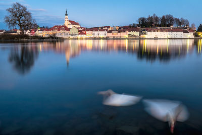 River with buildings in background