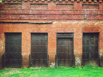 Facade of old building