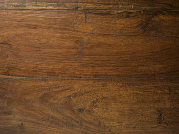 Surface level of wooden floor