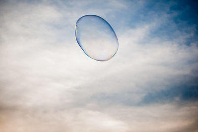 Low angle view of cloudy sky