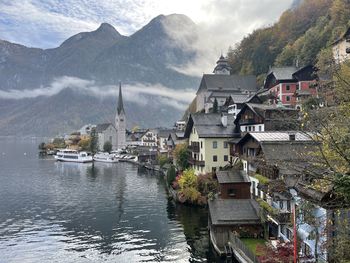 Hallstatt, austria. mountain village