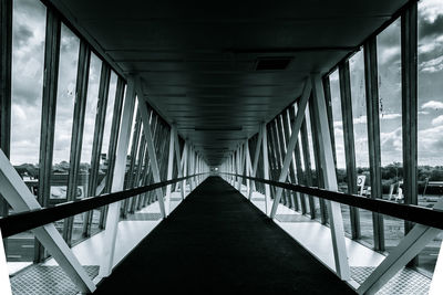 View of elevated walkway