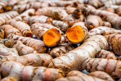 Full frame shot of eggs