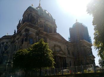 Low angle view of building against sky