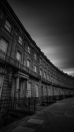 Low angle view of building against sky