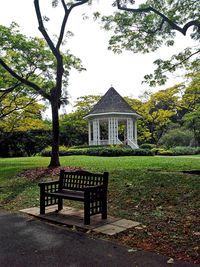 Gazebo in park