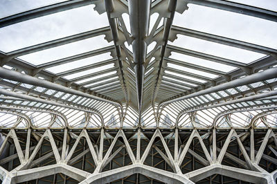 Low angle view of ceiling