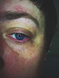 Close-up portrait of woman