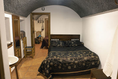 Photo of room in cave, typical houses of the area of andalucia spain