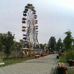 Built structure with trees in background