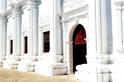 Entrance of historical building