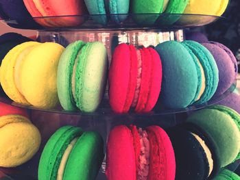 Close-up of multi colored candies