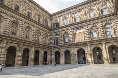 Low angle view of historical building