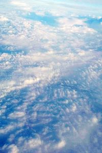 Aerial view of cloudscape