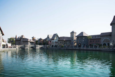 Buildings at waterfront