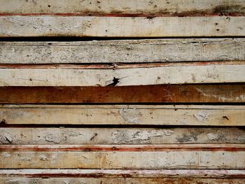 Full frame shot of weathered wooden wall