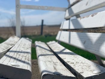 High angle view of old building